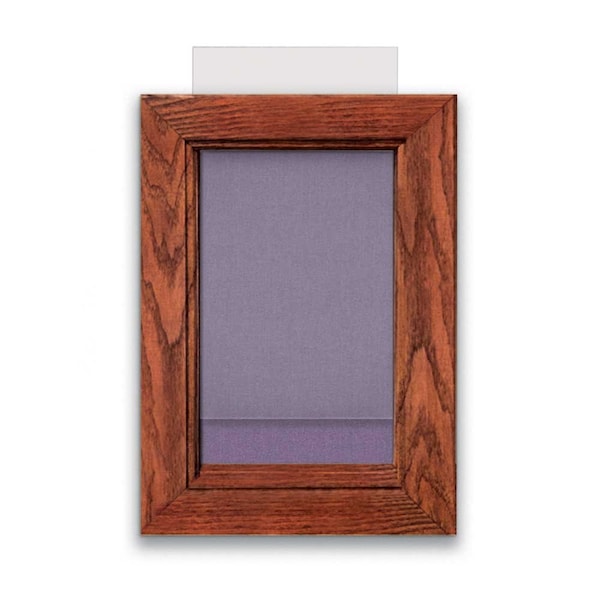 Indoor Enclosed Combo Board, 72"x36", Black Frame/Black & Pearl